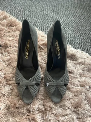 Russell and Bromley Grey Suede Heels UK 5.5 EU 38.5  - Image 1 of 4