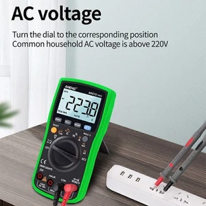 ANENG AN870 Backlight LCD Digital Multimeter AC/DC Voltage DC/AC Current Tester - Picture 1 of 8