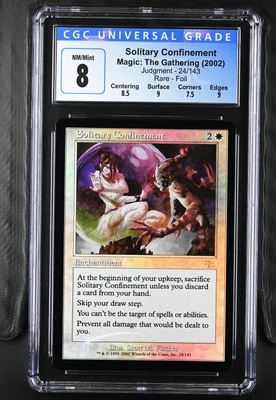 SOLITARY CONFINEMENT Judgment Foil Rare CGC 8 MTG [Nostalgium] - Image 1 of 2