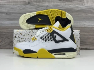 *NUEVO* Nike Mujer Air Jordan 4 "Vivid Sulfur" | Talla 7.5 | AQ9129 101 Sin Tapa - Imagen 1 de 13