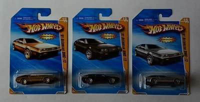 Лот из 3 2010 Hot Wheels новые модели 81 DeLorean DMC-12 # 15/44  - Изображение 1 из 4