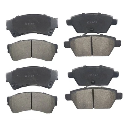 Front Rear Ceramic Brake Pads For 2006 2007 2008 2009 2010 2011 Ford Fusion - Image 1 of 4