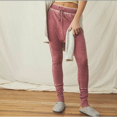 Pantalones Harén Intimately Free People Slouchy Rosa Claro XS Foto 1 de 4