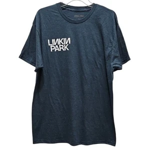 Linkin Park Grafikdruck Kurzarm Band T-Shirt Größe Large New Rock Tee blau - Bild 1 von 4