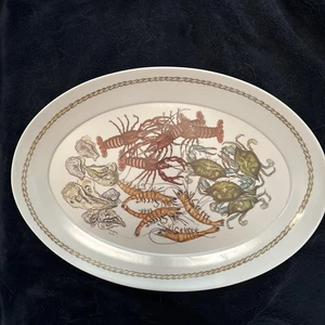 Ljungberg Coquillage Collection OVAL Tablett Platte Melamin -15" x 21" - Bild 1 von 7