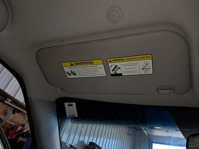 Used Left Sun Visor fits: 2013 Kia Soul without illumination L. w/mirror Left Gr Foto 1 de 4