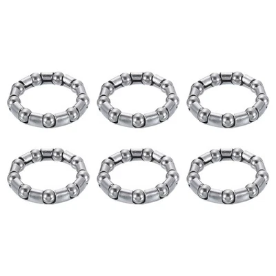Bicycle Crank Ball Bearing 5/16"(8mm)x 9 Balls, 6pcs Replacement Ball Bearing - Image 1 of 4