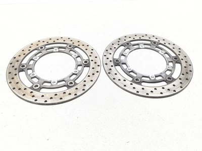 06 07 Yamaha Stratoliner Roadliner XV1900 A Front Disc Brake Rotors Set - Image 1 of 4