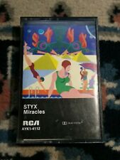 Styx Miracles RARE Cassette 🔥🔥 80's Classic Rock ✔✔💯 Heavy Guitar 💀☣💀 OOP ✔