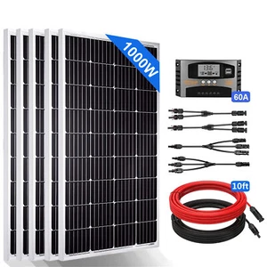 1000W Solar Panel Kit High-Efficiency Charger Battery Off Grid Caravan RV Home - Picture 1 of 14