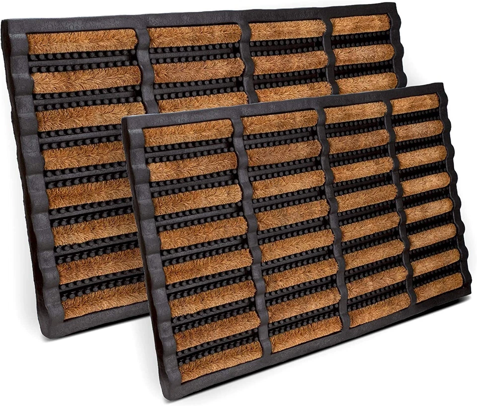 Fußmatte aus Kokos und Gummi - ideal für Haustür, für Außen, Robust, Rutschfest - Bild 1 von 1