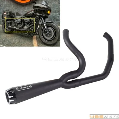 Sistema de escape 2 en 1 para Harley Low Rider ST FXLRST FXLRS Street Bob FXBB/S Foto 1 de 4
