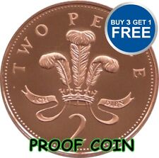 PROOF ENGLISH DECIMAL TWO PENCE 2p COINS CHOICE OF DATE 1971-2015
