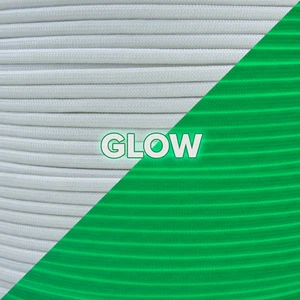 White Para-Glow Paracord Para Glow Series Glow in the Dark Nylon Type 3 550 Cord - Picture 1 of 1