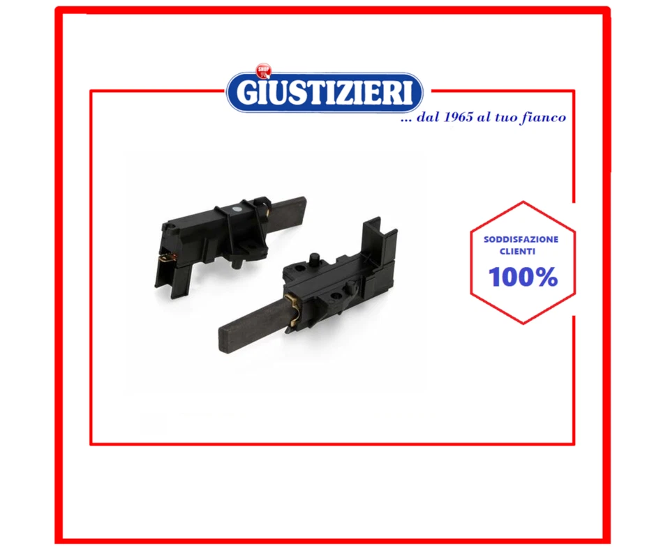 481236248004 CARBONCINI SPAZZOLE MOTORE LAVATRICE WHIRLPOOL REX INDESIT 5x13MM - Immagine 1 di 1