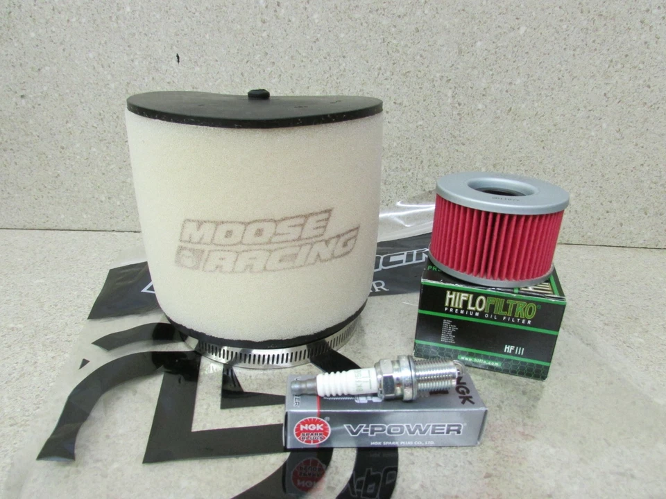 09-13 HONDA MUV700 BIG RED 700 UTV TUNE UP KIT AIR FILTER OIL FILTER SPARK PLUG - Image 1 of 1