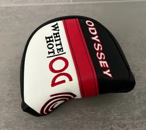ODYSSEY WHITE HOT OG MALLET PUTTER HEADCOVER - 2-ball & Seven 7 - red - NEW - Picture 1 of 2