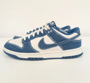 Nike Dunk Low SE SASHIKO Hombre Tenis Azul Denim/Blanco - Reino Unido 9.5 UE 44.5 - Imagen 1 de 14