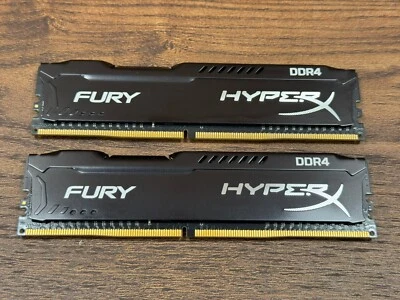 Kingston HyperX Fury DDR4 HX421C14FBK2/8 8GB (4GB X 2) RAM Memory - Image 1 of 3