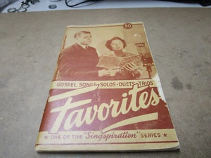Favorites A Collection of Gospel Songs Solos Duets Trios Singspiration Series - Picture 1 of 4