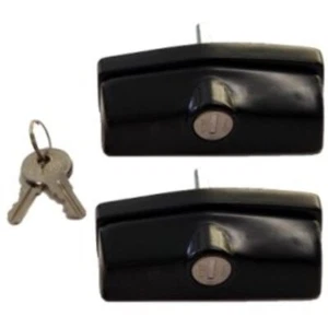 Covermaster - Black Screw Mount T Handles - Pair (keyed alike) - Picture 1 of 1