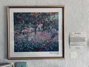 Claude Monet Lichtdruck ars mundi 70 x 60 cm - Bild 1 von 3