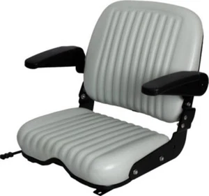 Asiento de repuesto gris 220000gr 22,75H x 19,75W 21D extensiones, brazo re_ Seat-220000GR - Imagen 1 de 3