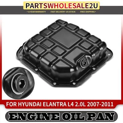 Pan de aceite inferior del motor para Hyundai Elantra 2007-2012 Kia Spectra5 L4 2,0 L 264-564 Foto 1 de 4
