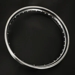 RUEDA TRASERA CROMADA DE SUPERFICIE 18x1,85 36 orificios para HONDA CB350 CB350G SL350 - Imagen 1 de 8