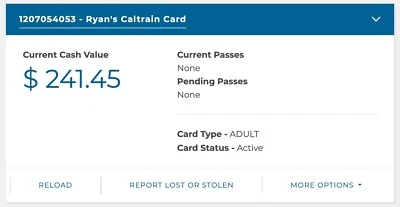 $180 for a $241 CLIPPER CARD on BART,MUNI,VTA,CalTrain,Ferry,AC Tran - 25% OFF - Image 1 of 3