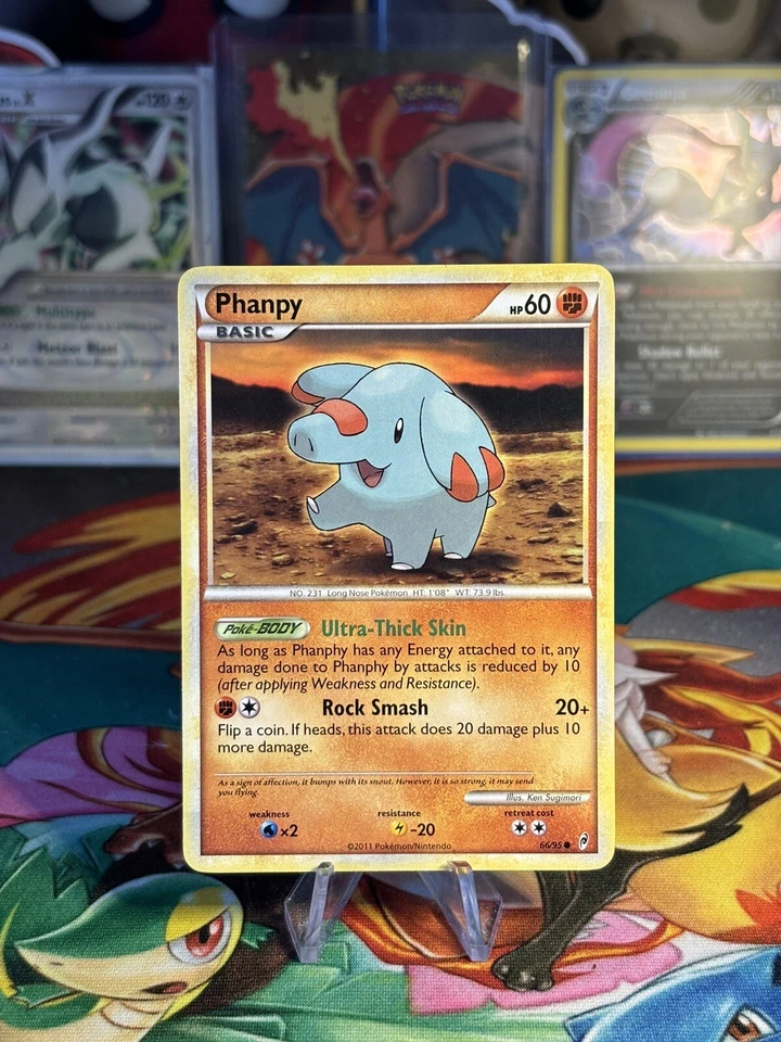Phanpy 66/95 - Call of Legends - Common - Pokemon Card TCG - LP - Image 1 of 2
