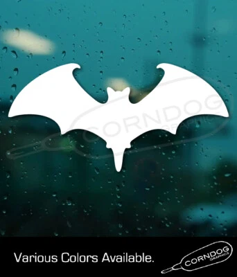 GÓTICO MURCIÉLAGO PEGATINA VINILO CALCOMANÍA GÓTICO NEGRO HALLOWEEN HORROR MACABRO Foto 1 de 3