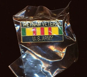 Vietnam Veteran (1-1/8") US Army Militär Hut Pin 1,5" - Bild 1 von 1