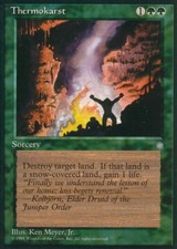 Thermo Karst | EX | Ice Age | Magic MTG