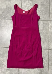 Armani Collezioni Italy Virgin Wool Sleeveless Sheath Dress Career Pink sz 12 - Picture 1 of 14
