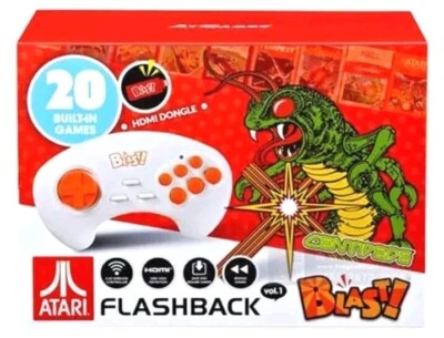 AtGames Atari Flashback Blast! 20 Juegos Retro Integrados Conexión HDMI Inalámbrica Foto 1 de 4