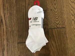 NEW BALANCE 10 PAIR Lightweight ARCH SUPPORT Low Cut SOCKS Mens LARGE 6-12.5 NEW