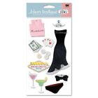 WEDDING Bachelorette Party Bride Poker Drinks Jolee's Stickers Scrapbook