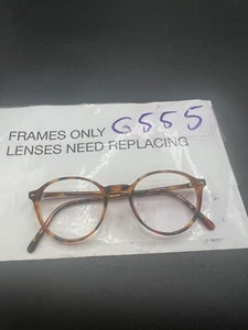 Round Old Fashioned Aviator Sunglasses Tortoise 50-19 - Picture 1 of 7