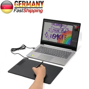 Drawing Tablet, Ultra Thin Drawing Board, 10 Quick Keys, 8 Pen Tips DE - Picture 1 of 9