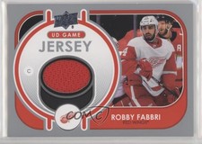 2021-22 Upper Deck Series 1 UD Game Jersey Robby Fabbri #GJ-RF