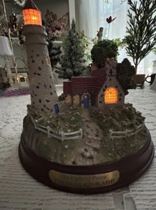 Thomas Kinkade Seaside Memories Lighted Lighthouse "THE LIGHT OF PEACE" 1999 - Picture 1 of 21