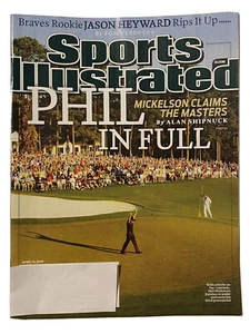 Sports Illustrated April 19 2010 Phil Mickelson Claims The Masters Golf EXCLNT - Picture 1 of 1