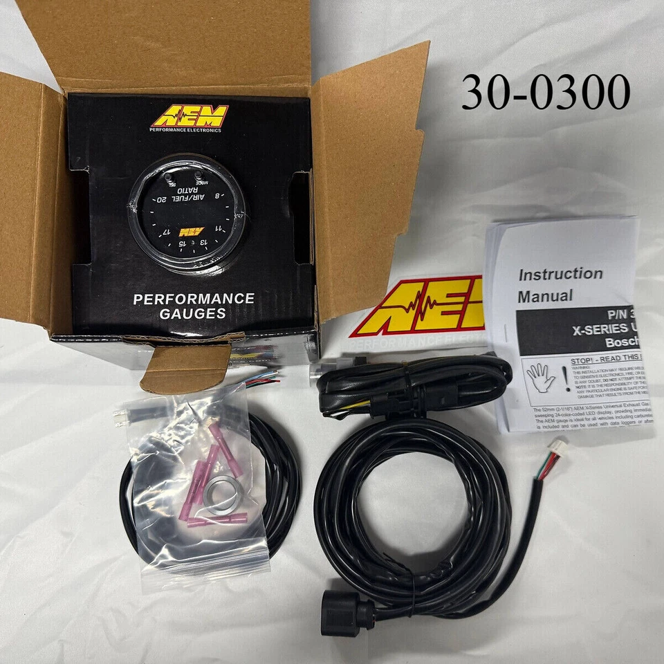 Unidad de control sensor AEM X-Series banda ancha Lambda Afr FAE pista #30-0300 Lsu - Imagen 1 de 3