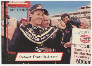1993 Rusty Wallace Dayco Card # 15 Speeding Ticket at Atlanta Racing - Picture 1 of 2