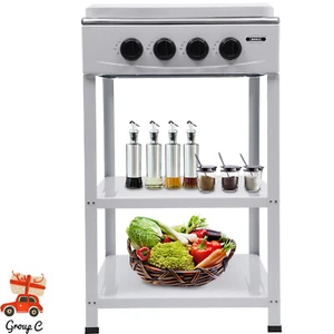 Juego de 4 quemadores de cocina de restaurante comercial con tapa - Imagen 1 de 12