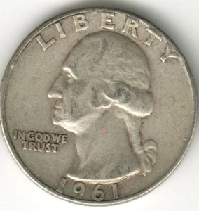 USA - 1961D - Washington ¼ $ - Silver Eagle - #16087RG - Picture 1 of 2