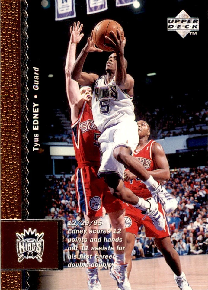 1996-97 Upper Deck Tyus Edney Basketball Cards #104 - Image 1 of 2