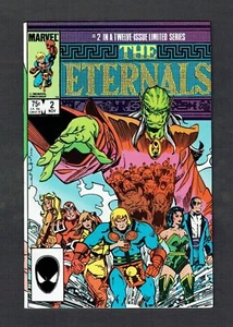 Eternals #2 First Ahqlau, Ranar and Ghaur Marvel Comics Copper Age 1985 VF+ MCU - Picture 1 of 2