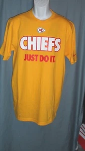 Nike Just Do It Kansas City Chiefs NFL Football T Shirt Mens Size S New  - Picture 1 of 3